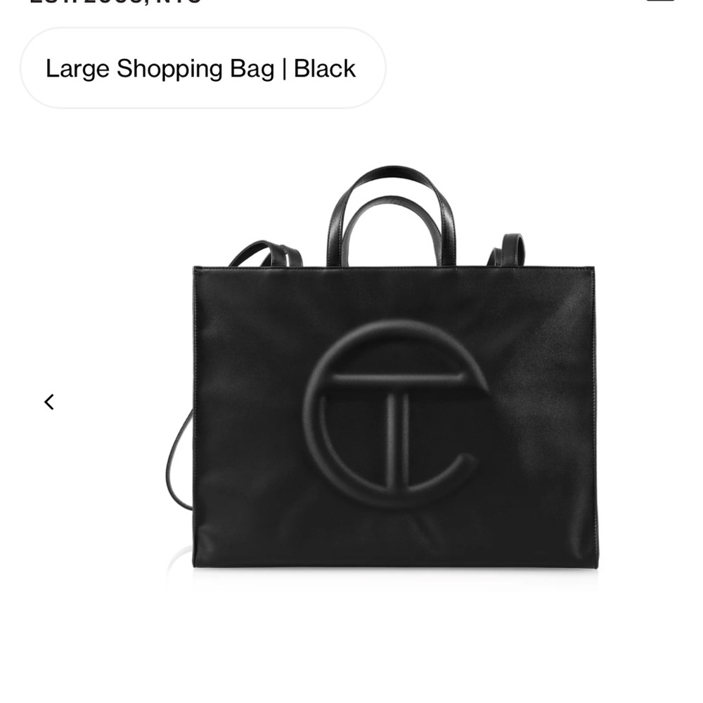 Telfar Classic Black Tote Bag